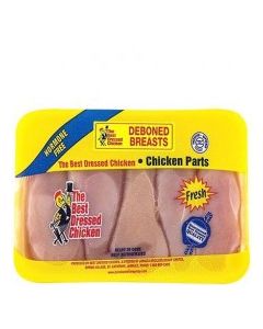 BD CHICKEN BREAST DEBONED L/P vwt Approx. 1.4 Kg tray
