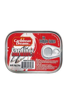 CARIB DREAMS SARDINES TOMATO SAUCE 106g
