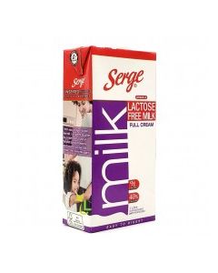 SERGE MILK FULL CREAM LACTOSE FREE 1L