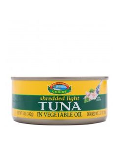 CARIB CHOICE TUNA SCHREDDED OIL 142g