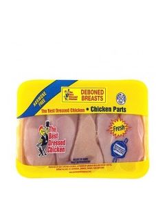 BD CHICKEN BREAST DEBONED T/P vwt Approx. 0.8 Kg tray
